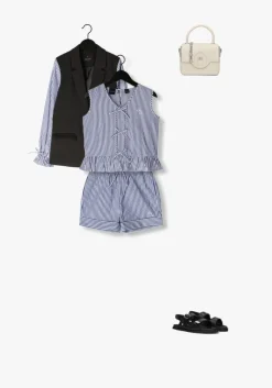 blauwe nik & nik korte broek aava shorts