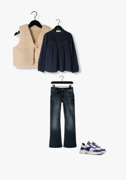 blauwe nik & nik lage sneakers daan sneakers