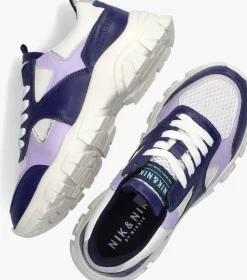 blauwe nik & nik lage sneakers daan sneakers