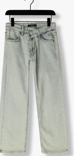 blauwe nik & nik straight leg jeans fenna denim pants