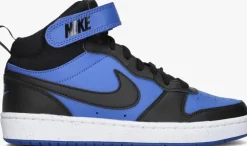 blauwe nike hoge sneakers court borough mid 2 (gs)