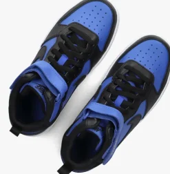 blauwe nike hoge sneakers court borough mid 2 (gs)