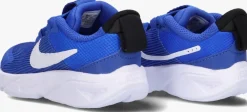 blauwe nike lage sneakers star runner 4 nn (td)