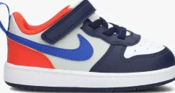 blauwe nike lage sneakers court borough low recraft