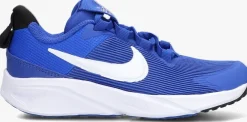 blauwe nike lage sneakers star runner 4 nn (ps)