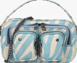 blauwe núnoo crossbodytassen helena recycled