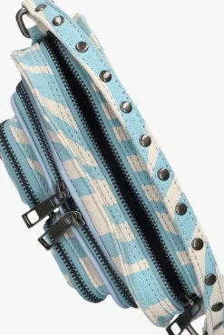 blauwe núnoo crossbodytassen helena recycled