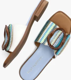 blauwe noa harmon slippers 9231