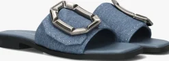 blauwe noa harmon slippers 9736