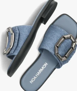 blauwe noa harmon slippers 9736