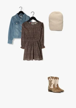 blauwe nobell spijkerjas bodil girls denim jacket blue