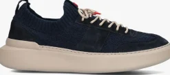blauwe nokwol lage sneakers ronda knit