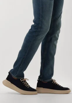 blauwe nokwol lage sneakers ronda knit