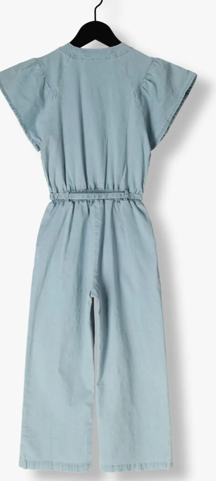 blauwe nono jumpsuit sammy denim jumpsuit