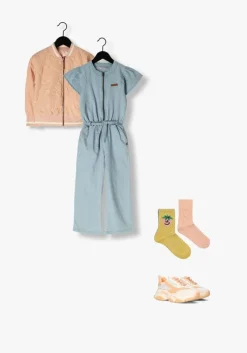 blauwe nono jumpsuit sammy denim jumpsuit