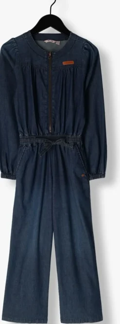 blauwe nono jumpsuit sasal denim jumpsuit