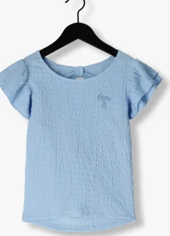 blauwe nono top kia structured top