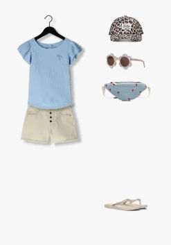 blauwe nono top kia structured top