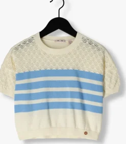 blauwe nono trui keya knitted sweater