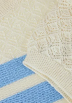 blauwe nono trui keya knitted sweater