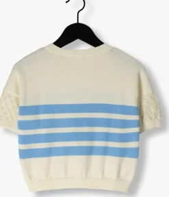 blauwe nono trui keya knitted sweater