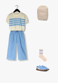 blauwe nono trui keya knitted sweater