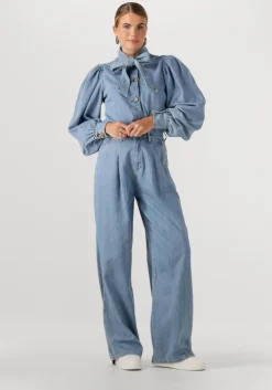 blauwe notre-v blouses nv-goldie