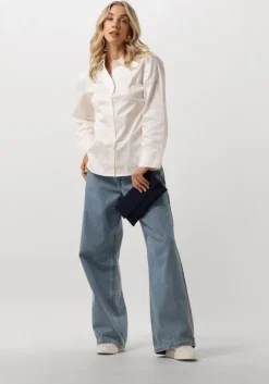 blauwe notre-v clutch 32854