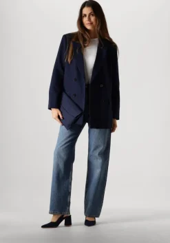 blauwe notre-v clutch 3207