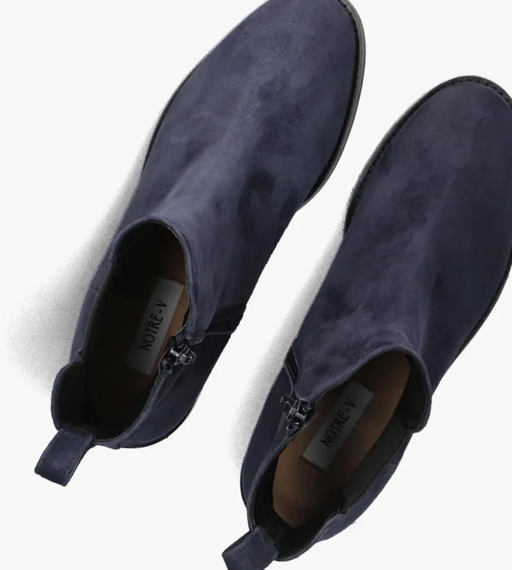 blauwe notre-v enkellaarsjes 3422