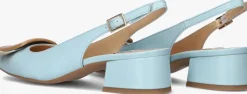 blauwe notre-v slingbacks 3341