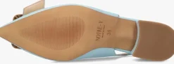 blauwe notre-v slingbacks 3341
