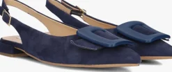 blauwe notre-v slingbacks 12241