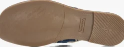 blauwe notre-v slippers 23172