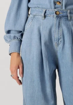 blauwe notre-v wide jeans nv-gwenith