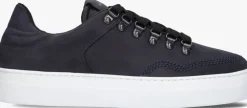 blauwe nubikk lage sneakers jagger roman