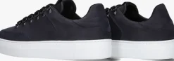 blauwe nubikk lage sneakers jagger roman
