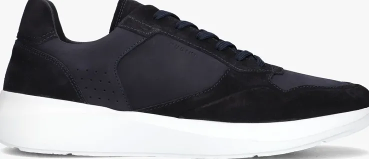 blauwe nubikk lage sneakers rock road wave