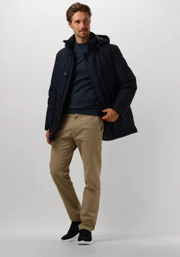 blauwe nubikk lage sneakers rock road wave