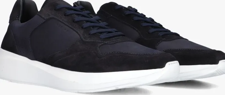 blauwe nubikk lage sneakers rock road wave