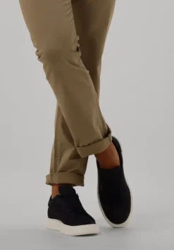 blauwe nubikk lage sneakers vince tora heren