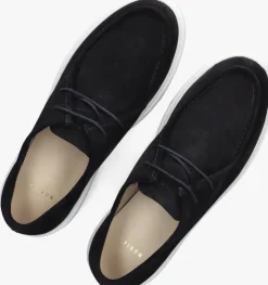 blauwe nubikk lage sneakers vince ryan