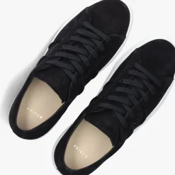 blauwe nubikk lage sneakers jagger morris