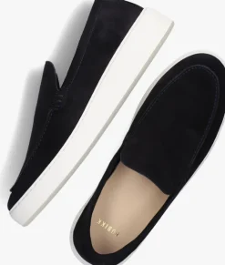 blauwe nubikk loafers jiro mio