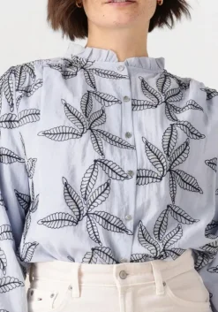 blauwe nukus blouses jenna blouse embroidery