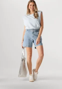 blauwe nukus top babette top