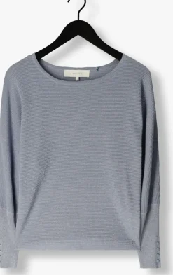 blauwe nukus top batwing pullover lurex