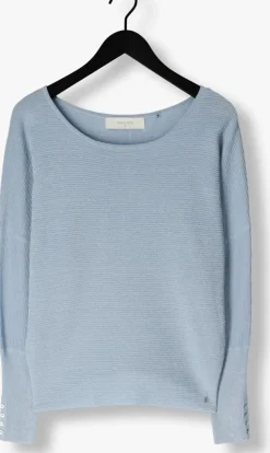 blauwe nukus top batwing pullover lurex