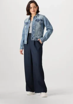 blauwe nukus top juba singlet stripe