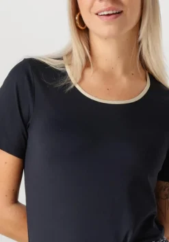 blauwe nukus tops & t-shirts tirza top uni